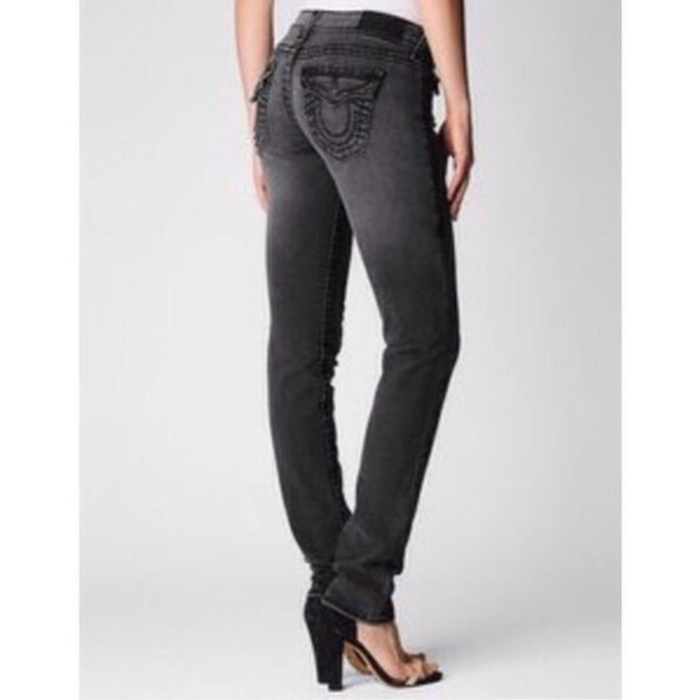 Women's TRUE RELIGION Jeans Size 29 dark gray